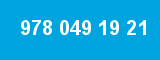 978 049 19 21